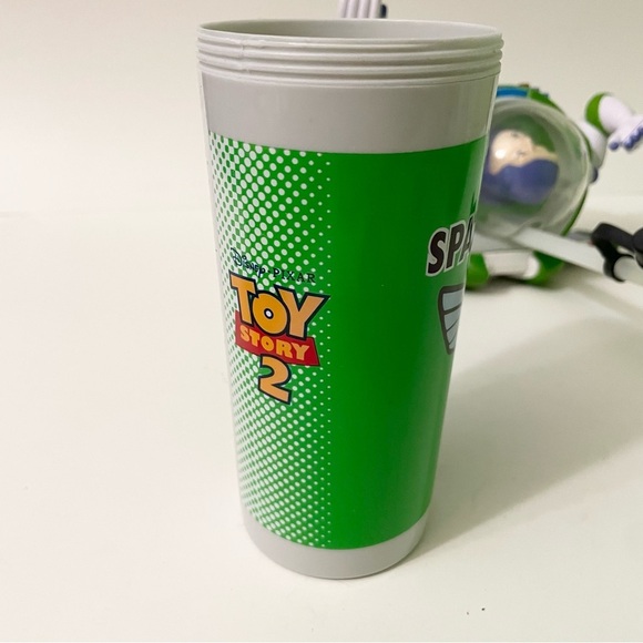 Buzz Lightyear Souvenir Cup Straw Disneyland Toy Story 2 Space Ranger - Picture 16 of 16